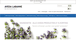 Desktop Screenshot of labanne-webshop.com